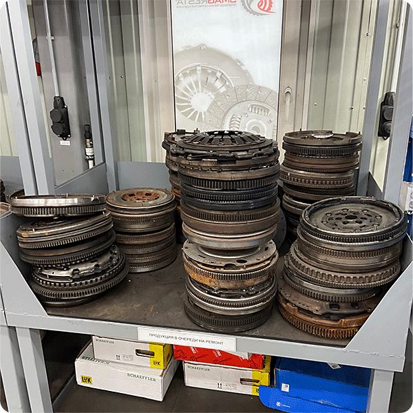 ремонт маховиков каблуков