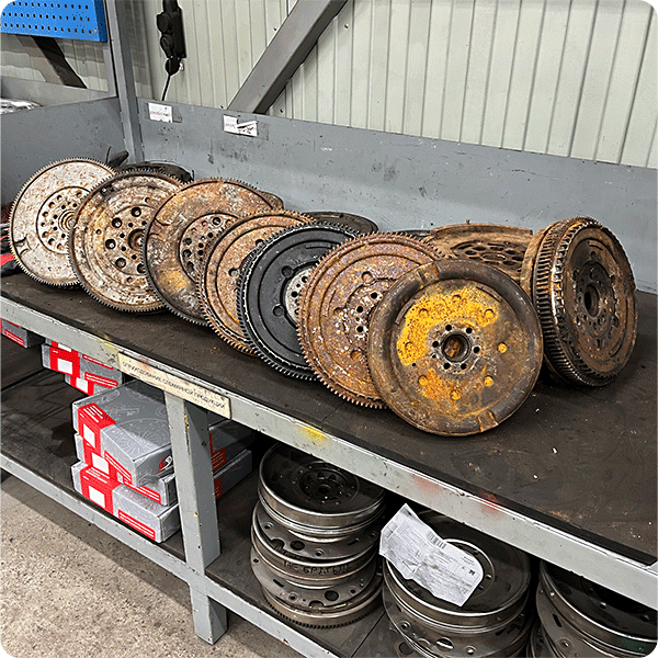 ремонт маховиков каблуков